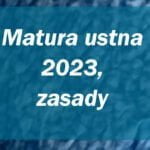 matura ustna z polskiego 2023 zasady