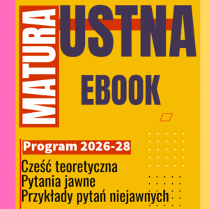 Matura ustna z polskiego 2026-28. EBOOK