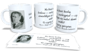 Na litość boską, królowo – zachrypiał – czy ośmieliłbym się nalać damie wódki? To czysty spirytus.