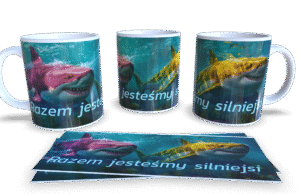 Kubek personalizowany: Razem jesteśmy silniejsi